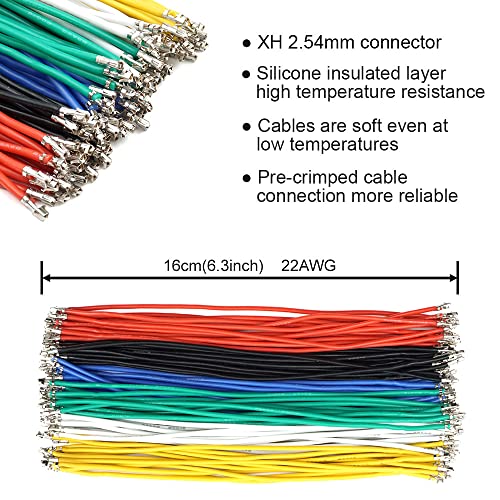 Kit de conectores XH 2.54mm con cables pre-crimpados miniatura 4