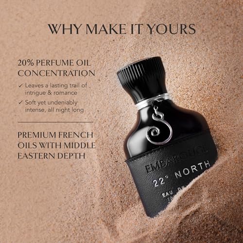 Image of Embarouge 22 North EDP Luxury Perfume for Man | Crafted In Dubai | Woody Oud Perfume | Middle Eastern Mens Fragrance| Long Lasting Smell -100ml