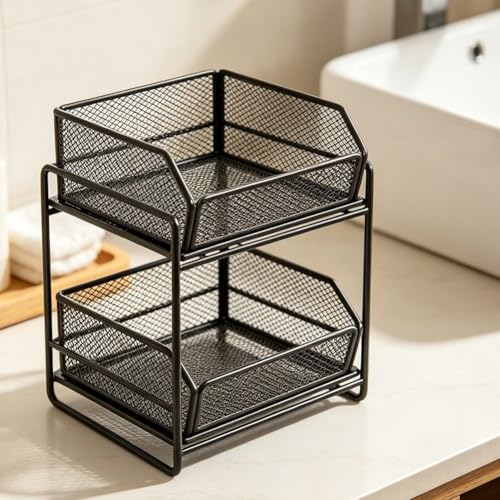 Organizador de cocina deslizable para un mueble bajo el fregadero impecable 4
