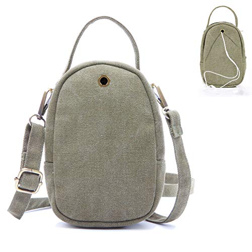 SILKAREA Canvas Small Crossbody Bag Cell Phone Purse for Women Embroidered Shoulder Bag Handbags Wallet Bag Pouch4