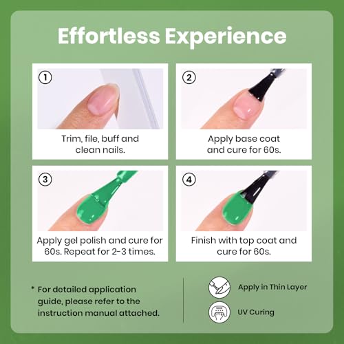 Image of Beetles Green Gel Nail Polish - Bamboo Rhythm 15ML /0.51Fl Oz, Green Gel Polish, Color-Matched Bottle, Soak-Off UV LED, Long-Lasting Holiday & Summer Nails Art for DIY Beginners & Salon Pros