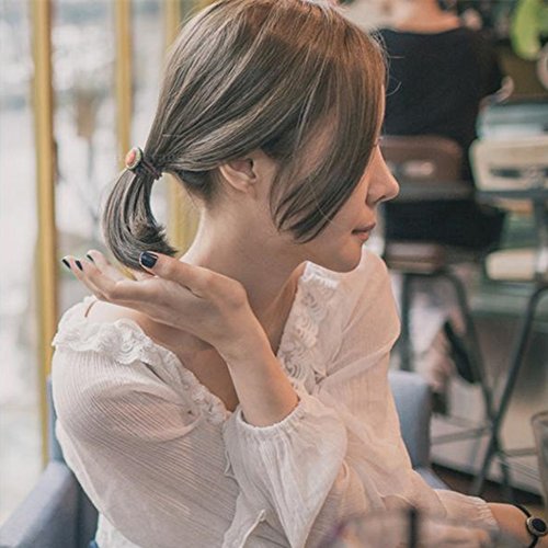 Ruihfas 6Pcs Elastic Hair Ties Rope Ponytail Holder Female Women Girls Hair Accessories #TOP3