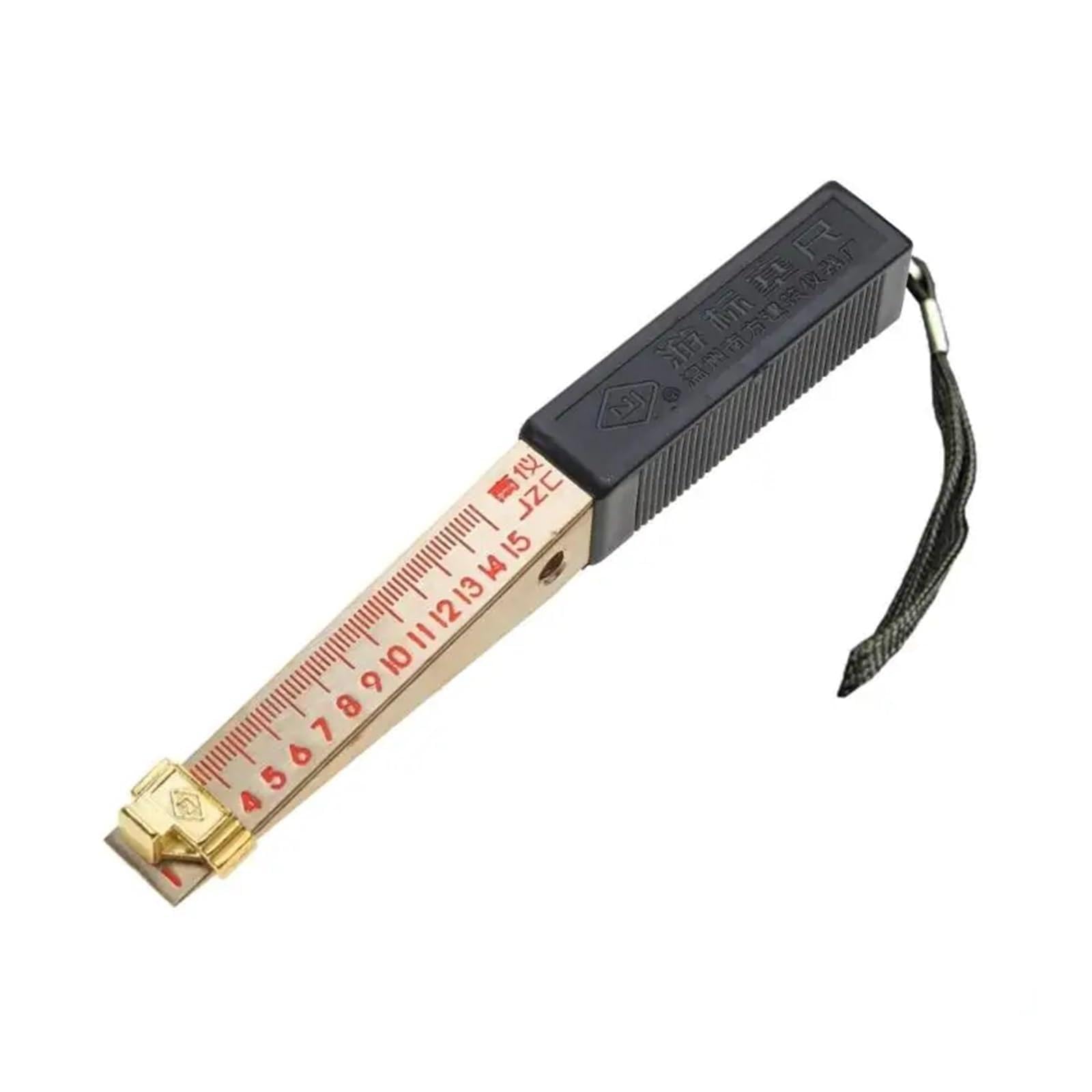 Feeler Gauges, Precision-Wedge Shaped Vernier Feeler Gauge Flatness Measuring Tool(Accuracy 0.2mm and t)