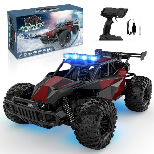 BLUEJAY Remote Control Car, 2.4GHz High Speed 33KM/H RC Cars Toys, 1:12 Monster RC Truck Off Road...