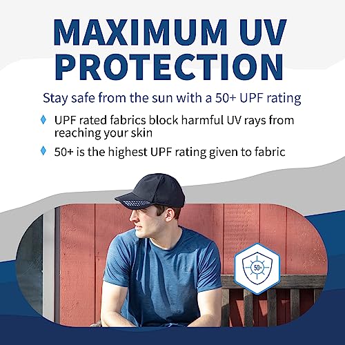 Image of TrailHeads Men's Running Hat with UV Protection | Quick Dry Sports Hats for Men | UPF 50 Hats | Summer Hats for Men
