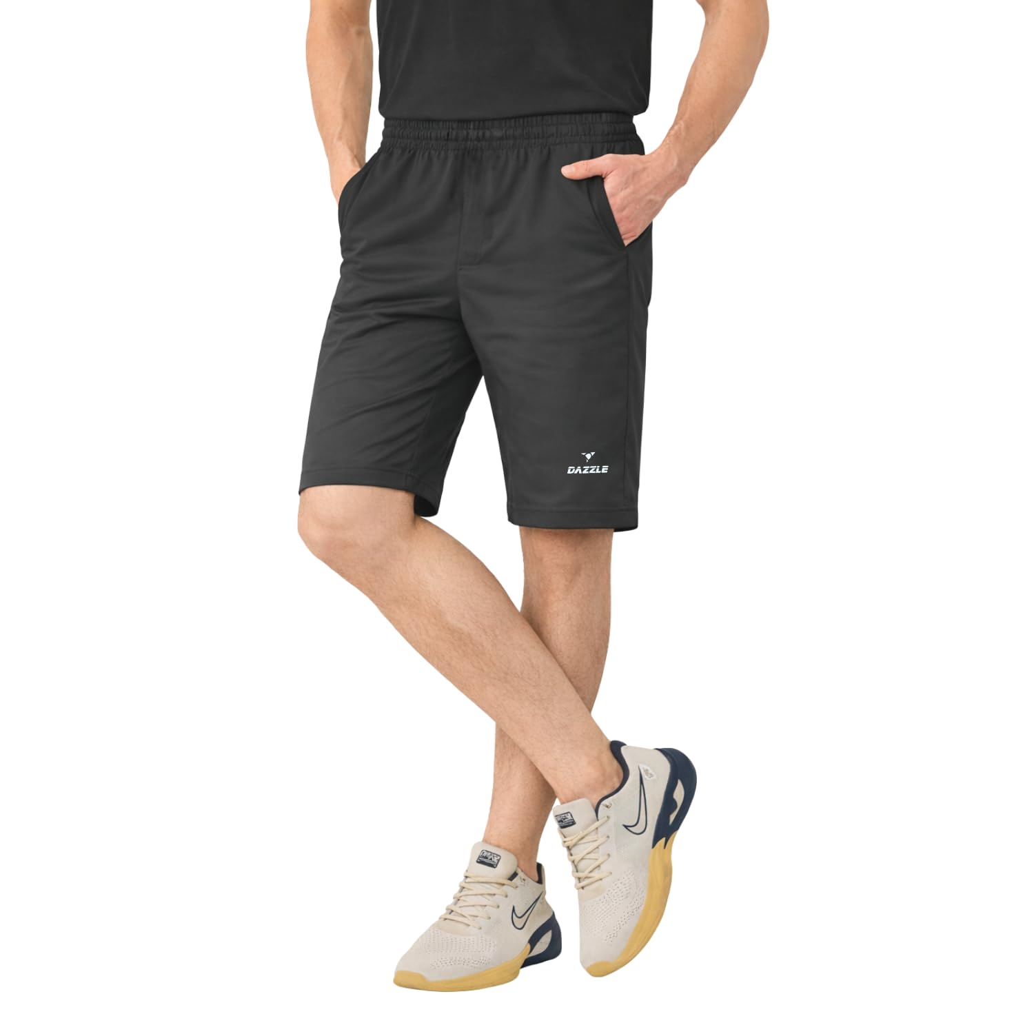 Dazzle Lycra Sports Shorts | Elastic Waist | Active WEAR | Daily Comfort-image-34