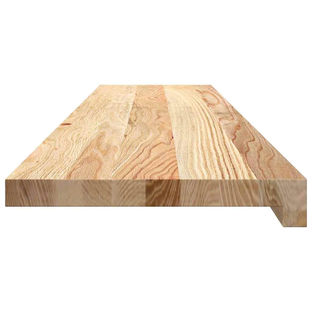 Set di 12 gradini per scale in legno massello di rovere non trattato, 110 x 30 x 2 cm, per interni, come tappetino di ricambio per cani, gatti e bambini