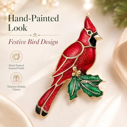 Image of Animal Brooch for Women Zirconia Rhinestone Abalone Shell Animal Lapel Pin Christmas Birthday Holiday Gift for Wife Mother Girlfriend Daughter