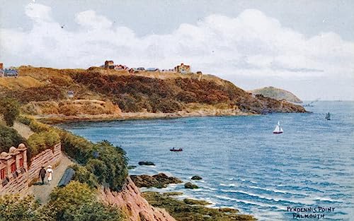 Impression sur toile Pendennis Point Falmouth Alfred Robert Quinton peinture modern salon 60x90cm