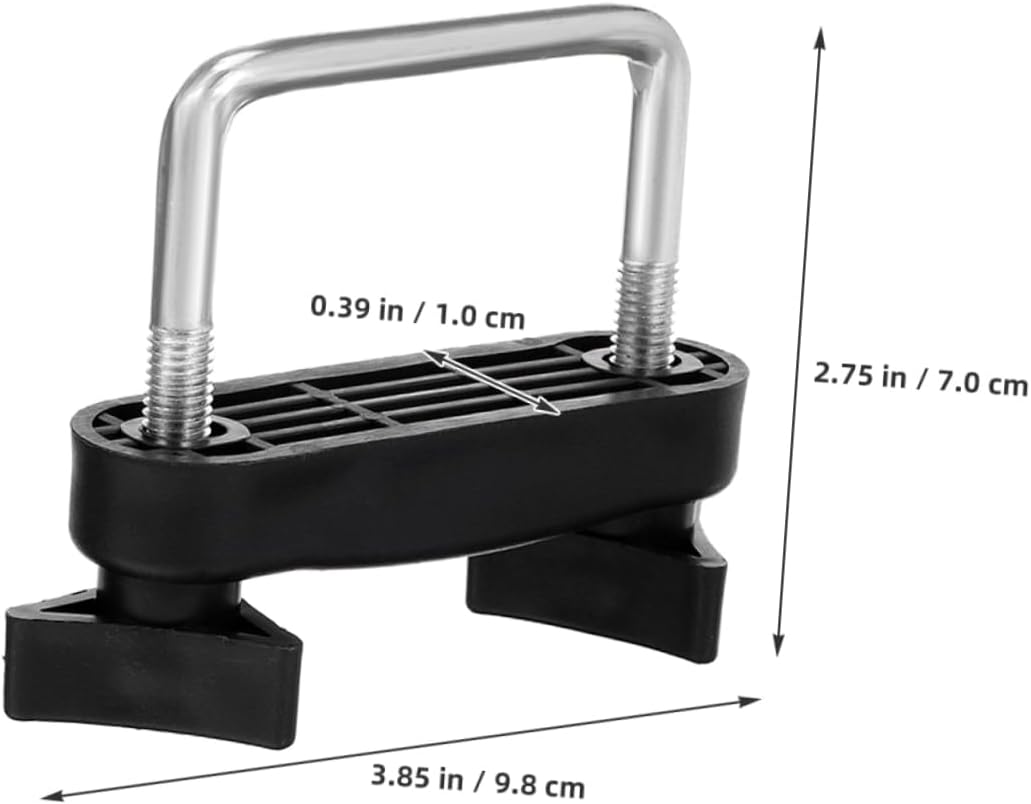 Ciieeo 2pcs Car Roof Rack Accessories for Flat Roof Mounting Kit U-clamp Cargo Carrier Brackets