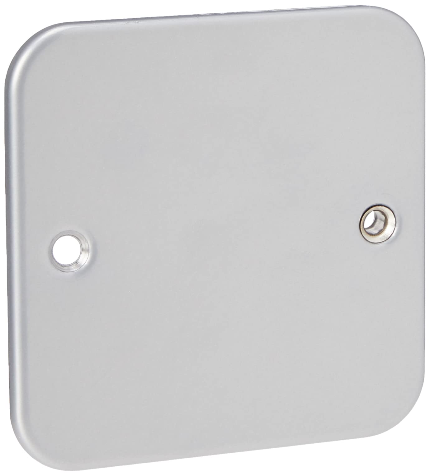 Knightsbridge Grey Metal Clad 1G Blanking Plate