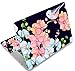 Mibbxea 15.4-15.6 Inch Laptop Skin Sticker, Customisable, Universal for 12.1 13 13.3 14 Inch Computers and Netbooks, Reusable Notebook Art Protector (010 Bird and Flower)