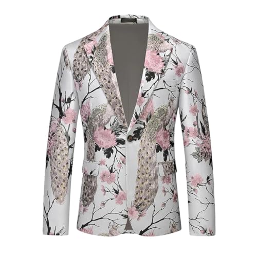 Mens Slim Fit Casual Blazer Wedding Dress Jacket