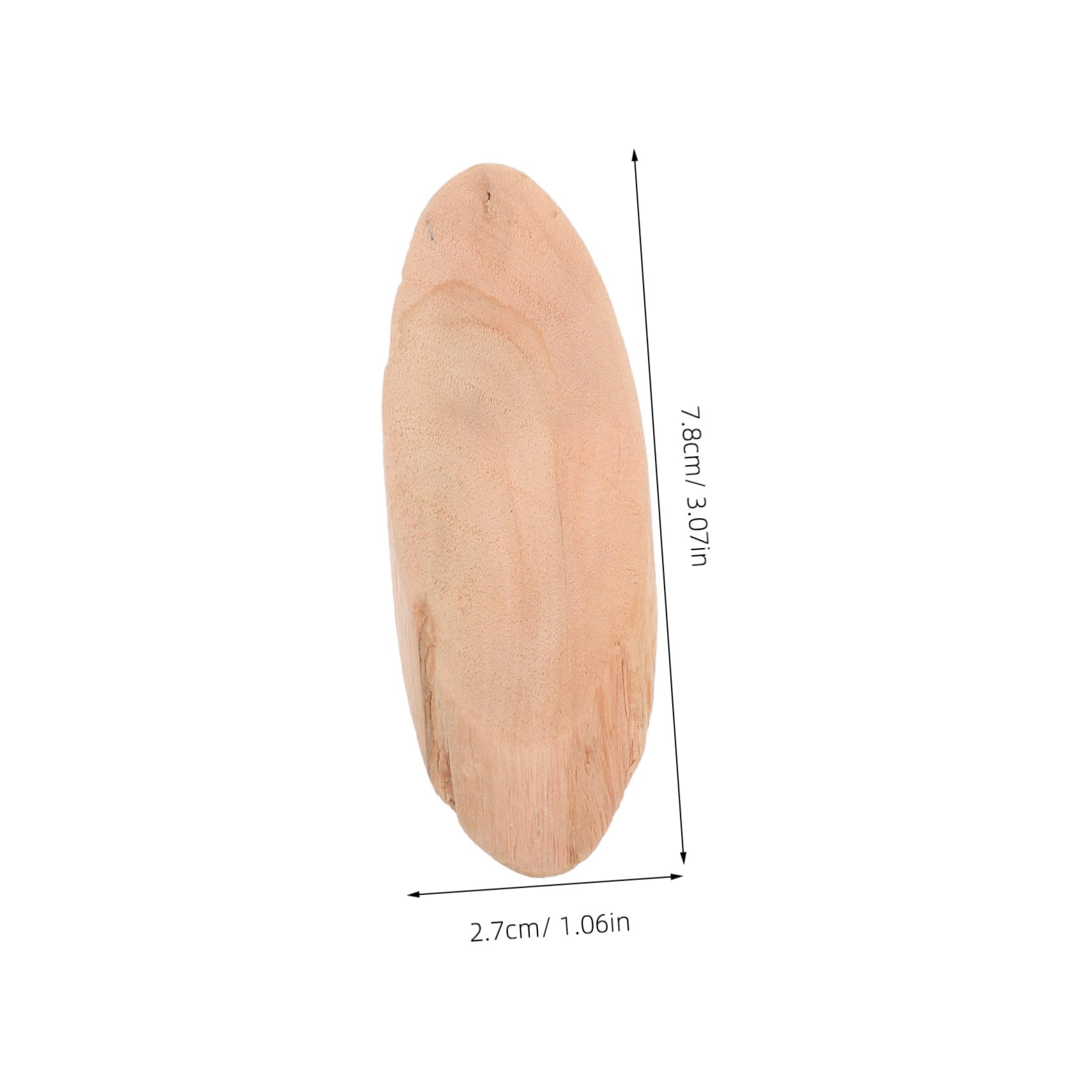 ULDIGI DIY Wood Board Docking 20pcs Embellishments Wood Oval Pieces Tag Wedding Table Scatter Christmas Ornament