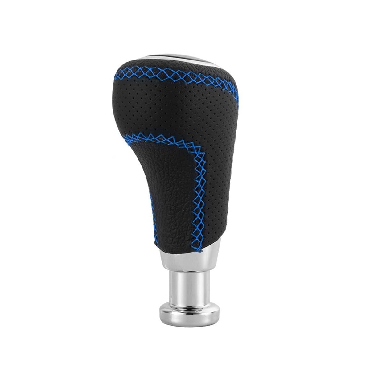 Pomello del Cambio Manuale A 5 velocità per Auto, Leva del Cambio per Lada Vesta Granta VAZ Kalina Niva Samara Largus, Pomello del Cambio Cromato + Blu