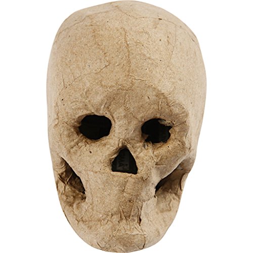 Creativ 10 cm 1-Piece Papier Mache Skull