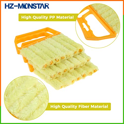 Image of 3Pcs Blind Cleaner Duster Tool, 7-Finger Dusting Tool for Window Venetian, Washable Mini Brush, Air Conditioner Handheld Mini Duster Brush for Wood Blinds Dust Dirt