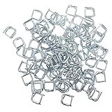 hebillas fleje plastico Hechas de material metálico de primera calidad, estas hebillas no se oxidan fácilmente y son duraderas y prácticas.