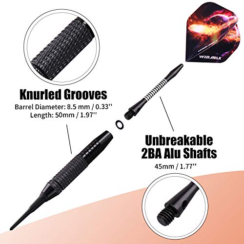 Win.Max Darts Plastic Tip - Soft Tip Darts Set thumb #3