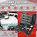 RALBIL Coolant Vacuum Refill Kit Quick Airlift Coolant Refill Tool, Universal Adapters, Precise Flow Control Pneumatic Vacuum Fill Coolant, Cooling System Vacuum Purge & Refill Kit for Most Vehicles