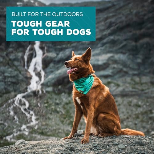Image of Wilderdog Dog Bandana with Lightweight Quick Drying Poly-Blend Mesh Material in Juniper