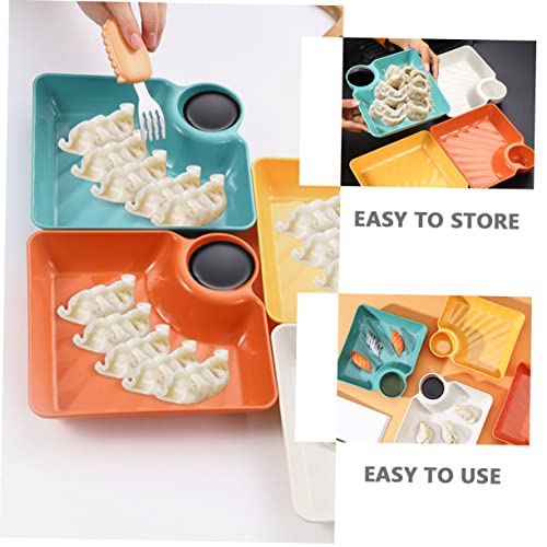 Set de 4 platos compactos para sushi LIFKOME miniatura 3