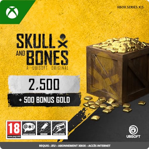 Skull and Bones 3000 Gold pour Xbox Series X et S code de téléchargement immédiat