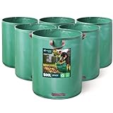 MULTI USAGE : Nos sacs de jardin sont parfaits pour collecter l’herbe tondue, les feuilles mortes, les branches ou toutes sortes de déchets que vous aurez dans votre jardin. Facilement transportable, vous n’aurez plus besoin de faire de nombreux aller-retour pour jeter vos déchets