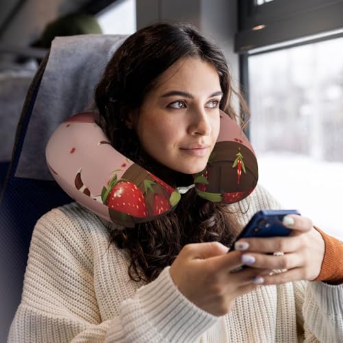 Almohada de viaje espuma viscoelástica U cómoda miniatura 5