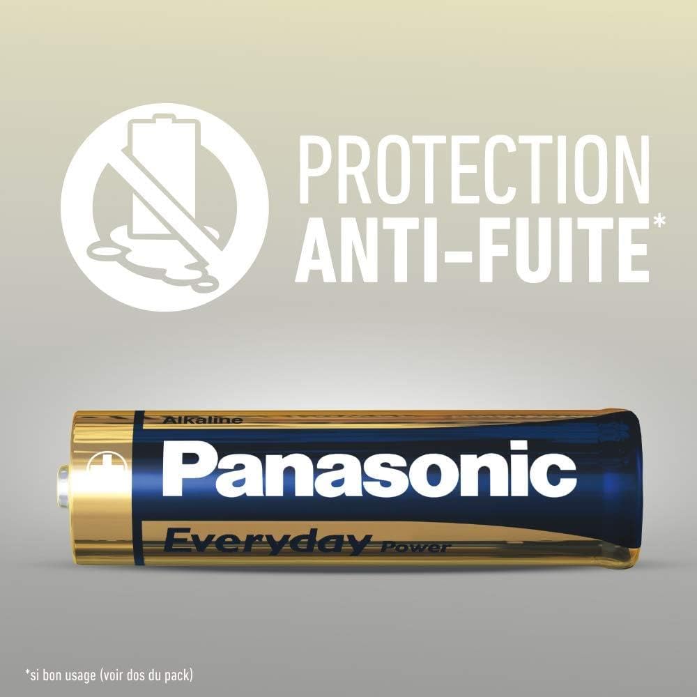 PANASONIC Set di 4 confezioni da 20 batterie alcaline Everyday Power Silver AA-LR6 1,5 V
