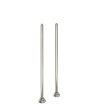 Moen TS25105BN Weymouth Floor Mount Tub Filler Risers, Brushed Nickel