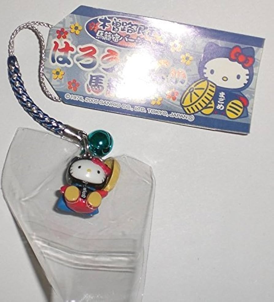 ハローキティ ストラップ 根付 群馬 上州だるま 高崎 2個 2005