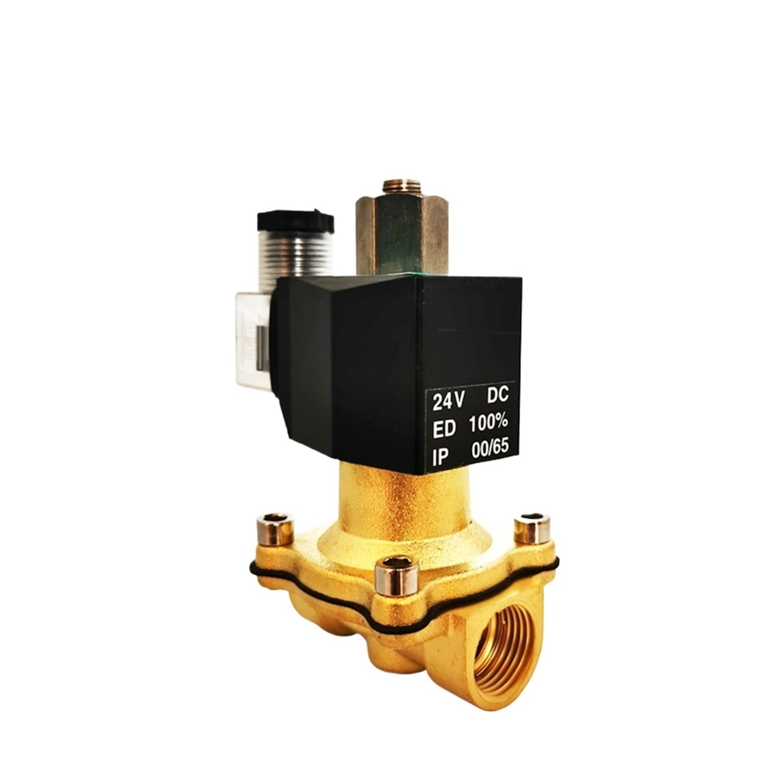 Válvula Solenoide, Sello normalmente abierto del agua EPDM de la válvula electromagnética 1/2 pulgada for el tratamiento aguas(BSP,120VAC)