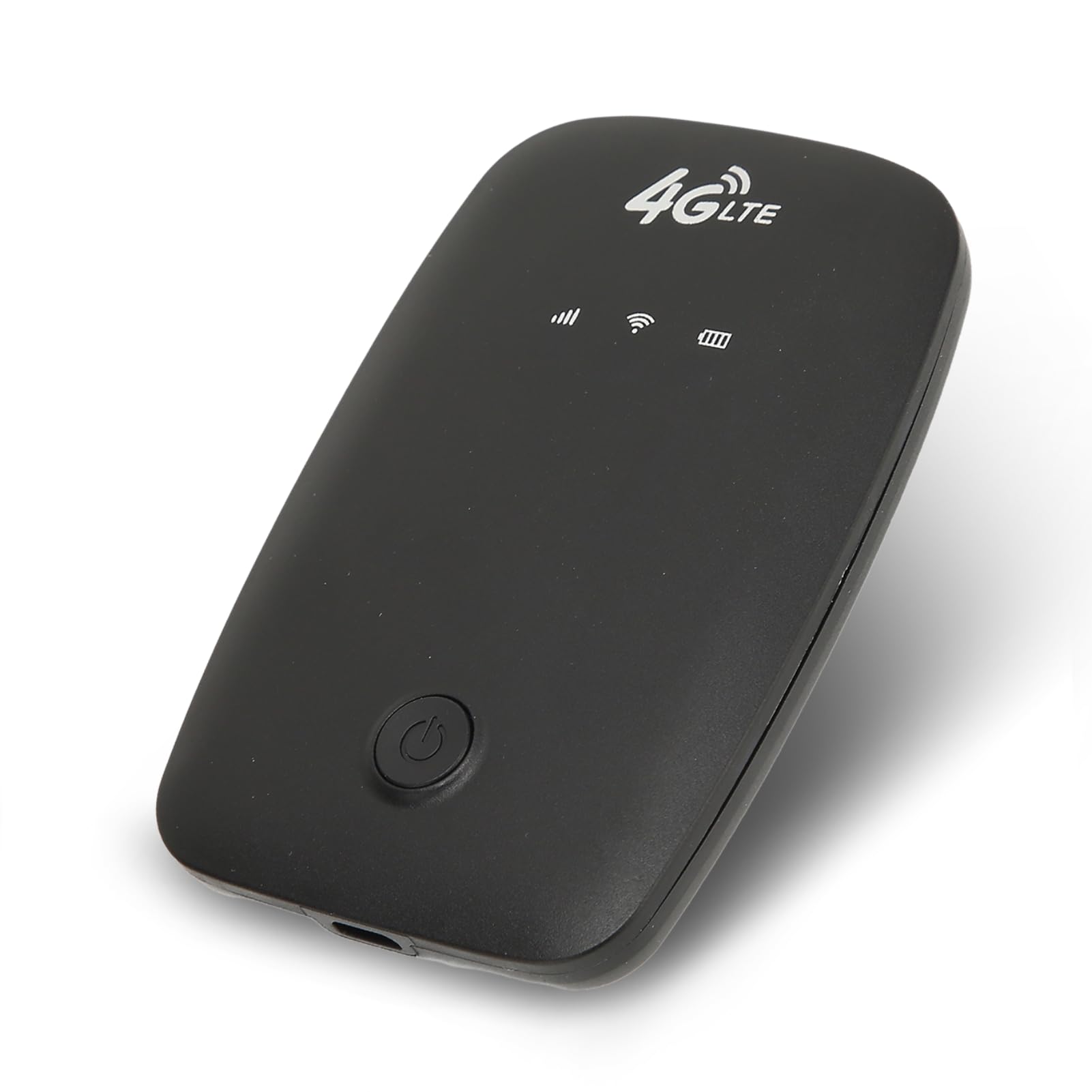 Portable 4G WiFi Hotspot Router, LTE Mobile Router with SIM Card Slot, Travel Wireless WiFi Router, 10 Users Sharing, for Car Users, Business Travelers, Black