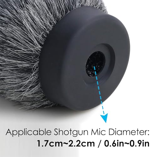 Bonette anti-vent YOUSHARES pour éliminer les bruits d'air sur Zoom M3 et NTG1 - 6