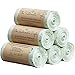 Produktbild TSP Heim-kompostierbare Müllbeutel 6-8 Liter - 150 sichere, reißfeste Biomüll-Abfallbeutel - OK compost HOME zertifiziert - 100% heim-kompostierbar und biologisch abbaubar (150) (6-8L (39x37cm))