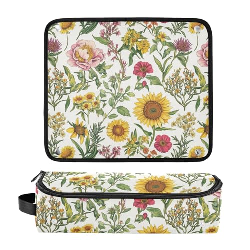Funda de viaje con espacio para plancha y rizador miniatura 3