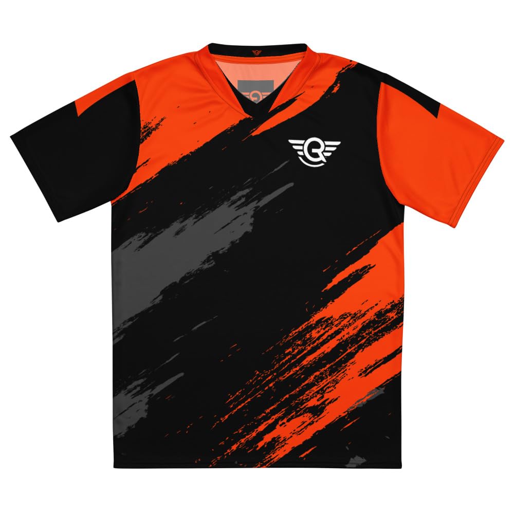 Esports Jersey | Made in USA | Design #2 Black and Orange