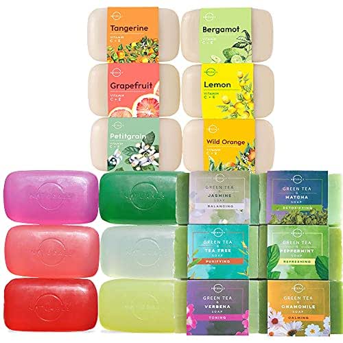 O NATURALS Green Tea Soap + Botanical Soap + Citrus