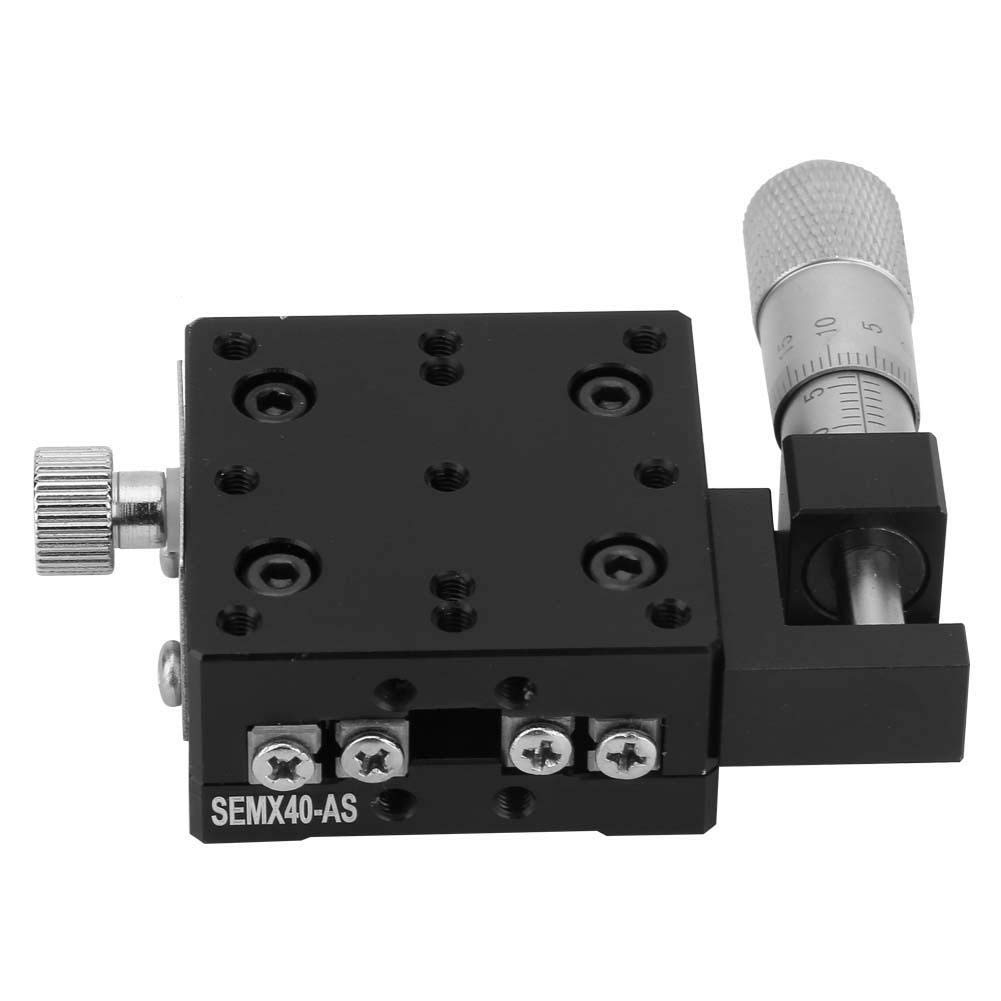 SEMX40-AS X Micrometh Manual Feine Tuning Cross Roller Präzision Lineare Stufen X Lineare Stufen Für Produktionsmaschinen-Testgeräte 40 * 40 Mm