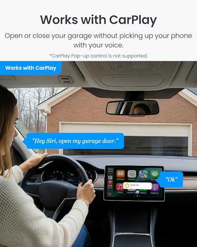 Image of Switchbot WiFi Smart Garage Door Opener, Matter Certified, Alexa /Google /Siri /IFTTT /Smartthings Supported, Most Garage Door Supported, App Control, Multiple Notification Modes, No Hub Needed