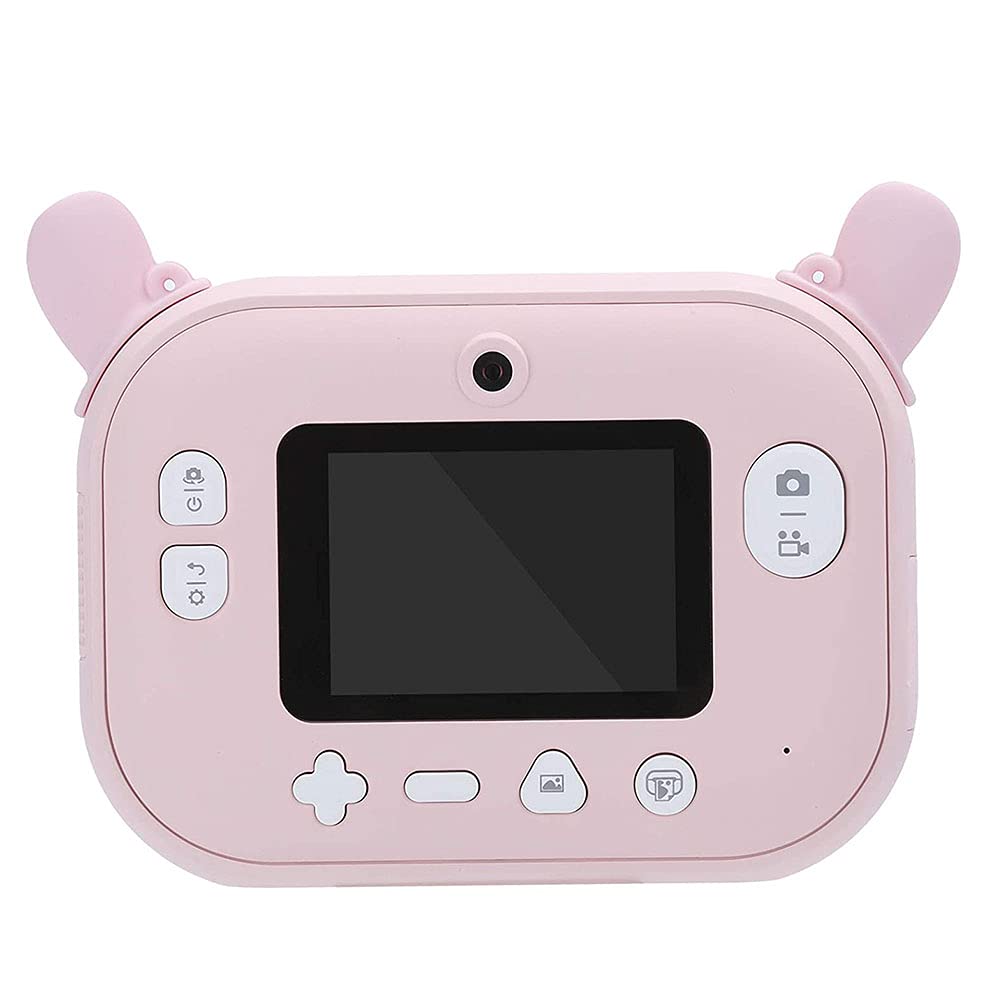 Tastak Kids Camera With 2.4-inch Screen, Digital Cartoon Toys Camera Camcorder Video Recorder Support Photo Instant Printing/Filter For Children, Girls & Boys Birthday