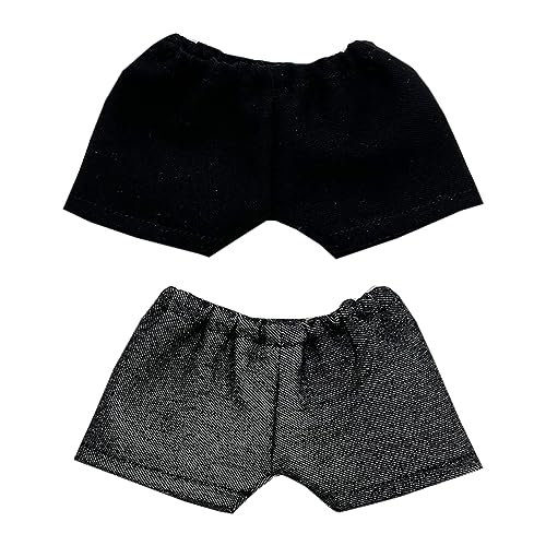 niannyyhouse 10cm 15cm 20cm ぬいぐるみ 服 ジーンズ ズボン 着せ替え 綿人形 アクセサリー (a1, 20cm)