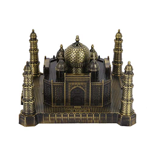 GLOGLOW India Taj Mahal Model Ornaments, Famous Landmark Building Model Taj Mahal Tajmahal Replica Model Home Office Desktop Ornaments