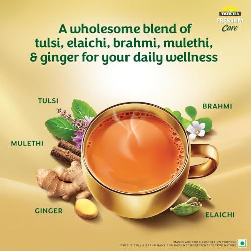 Image of Tata Tea Premium Care 500g Black Tea, Delicious Tea with Goodness of Tulsi, Mulethi, Ginger, Brahmi & Elaichi, Trusted Quality, Loose Leaves (Pack of 3)