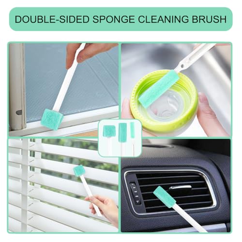 Image of Small Cleaning Brushes Household Use,8pcs Crevice Cleaning Brush,Cleaning Tools for Housekeeping,Window Sill Cleaner Tool,Tiny Cleaning Brush for Window Tracks,Car Vent,Bottle,Groove,Toilet