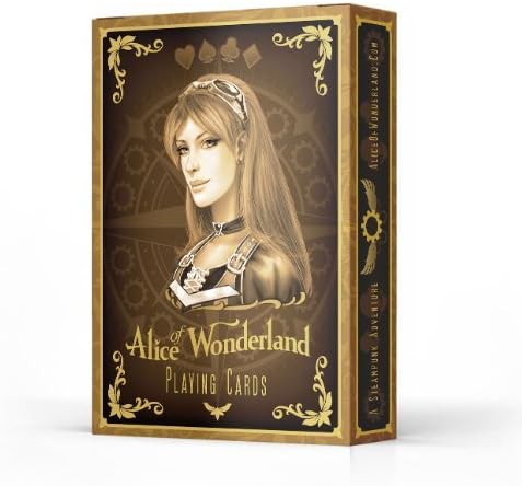 Alice of Wonderland Playing Cards - Gold Edition