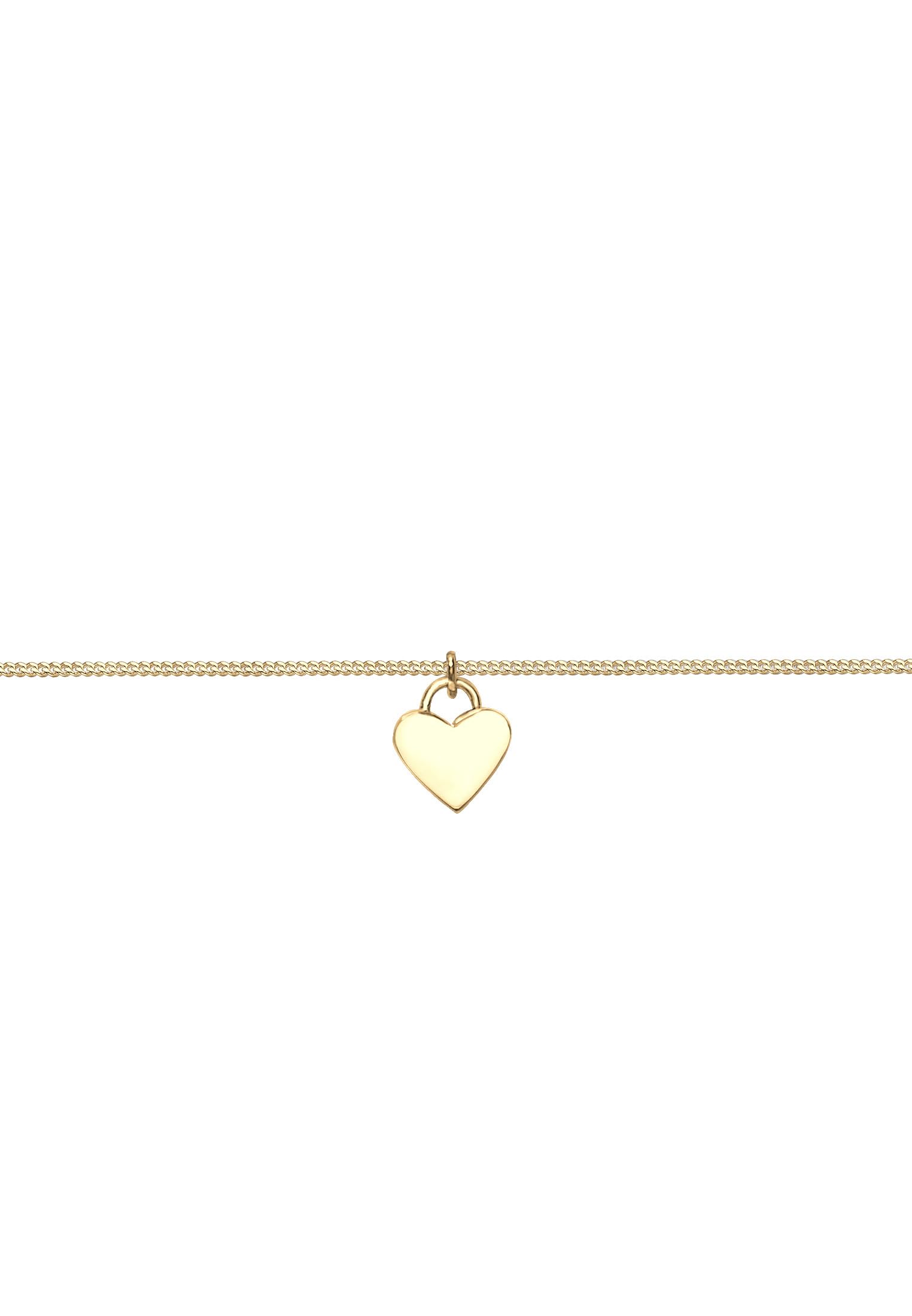 Elli Collana Donna Choker Cuore Ciondolo Trend Blogger in Argento Sterling 925 con Smalto