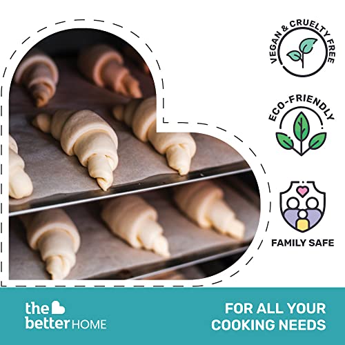 Image of The Better Home Parchment Paper for Baking 21 Meters (Pack of 3) | Non Toxic Paper Roll for Baking | Eco Friendly & Reusable Parchment Paper for Baking Cake | Natural Baking Paper