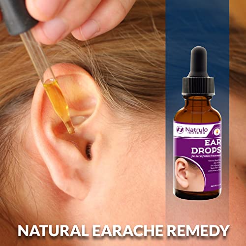 image for Natrulo Natural Ear Drops for Ear Infection – Homeopathic Eardrops f